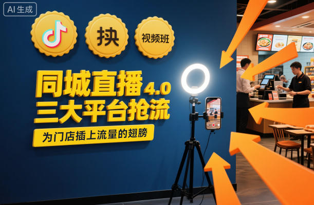 同城直播实操班4.0，三大平台抢流，为门店插上流量的翅膀-阿权资源社