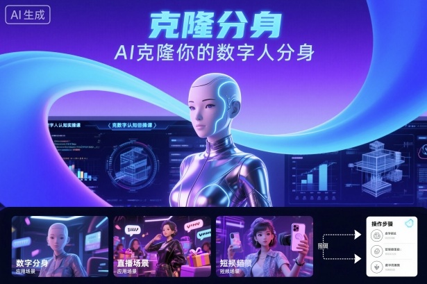 AI数字人认知实操课，克隆你的数字人分身-阿权资源社