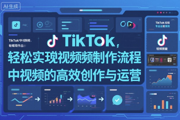 TikTok中视频制做流程，轻松实现Tk中视频的高效创作与运营-阿权资源社