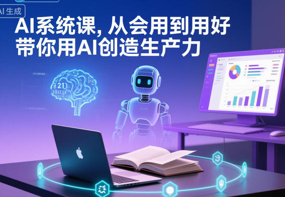 AI系统课，从会用到用好，带你用AI创造生产力-阿权资源社