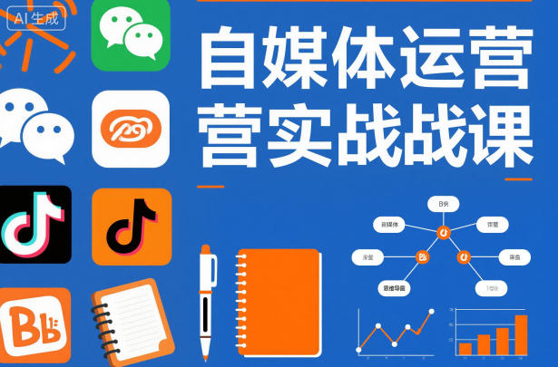 自媒体运营实战课，掌握一套系统的自媒体运营底层方法论，成为优秀的内容创作者-阿权资源社