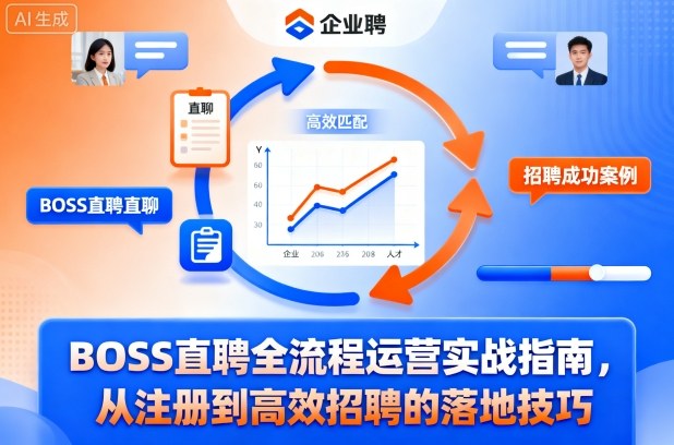 BOSS直聘全流程运营实战指南，从注册到高效招聘的落地技巧-阿权资源社