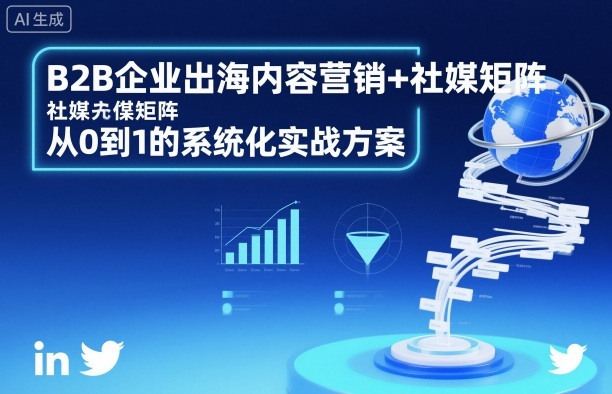 B2B企业出海内容营销+社媒矩阵，从0到1的系统化实战方案-阿权资源社